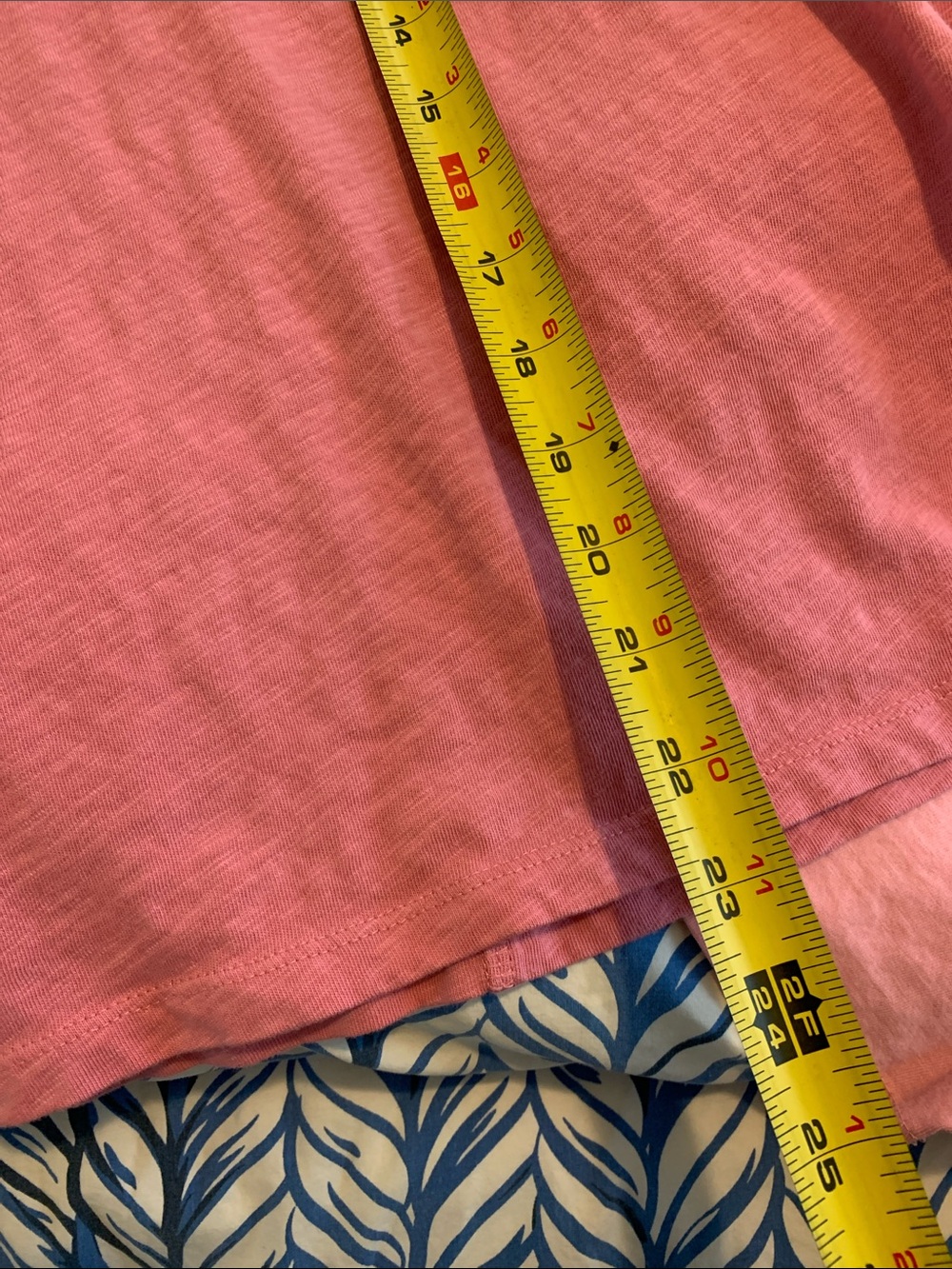 J. Crew Pink Short-Sleeve Crewneck Girlfriend Tee - Picture 5 of 7